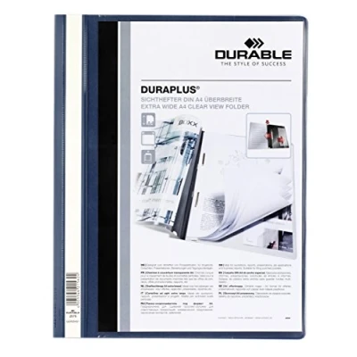 Abbildung von DURABLE Präsentationshefter DURAPLUS für DIN A4 überbreit dunkelblau