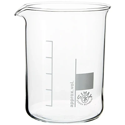 Abbildung von neoLab Borosilikatglas Bechergläser, niedrige Form, Transparent, 600ml Kapazität, 10 Stück