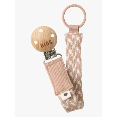 Abbildung von BIBS Schnullerhalter Pacifier Braid, Blush/Ivory