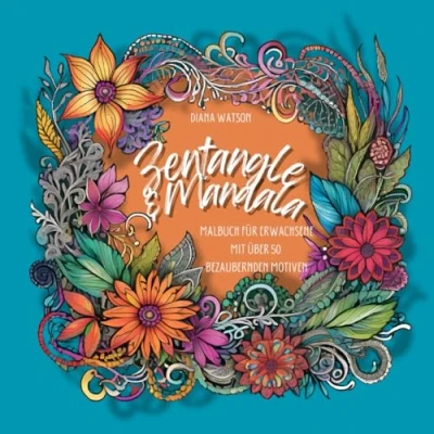 Abbildung von Zentangle &amp; Mandala: Malbuch für Erwachsene mit über 50 bezaubernden Motiven