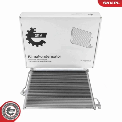 Abbildung von ESEN SKV 86SKV263 Klimakondensator ohne Trockner Aluminium 636mm MERCEDES BENZ: ML Klasse, GLE SUV