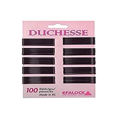 Abbildung von Efalock Duchesse Haarklemmen 7 cm 100 Stk. schwarz