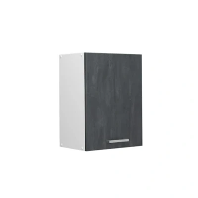 Abbildung von Vicco Hängeschrank R Line, Schwarz Beton/Weiß, 45 cm