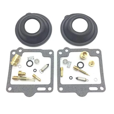 Abbildung von Exoggo 2 Set für Virago 1100 XV1100 1988 1999 XV1100S XV S Taucherblende, Reparatur Kit Vergaser