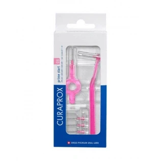 Abbildung von Curaprox Prime Start Handy CPS UHS 409 470 0,8 3,2 mm Interdentalraumbürste 5 Stk