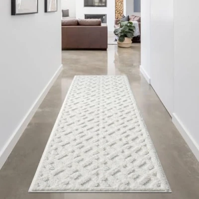 Abbildung von Carpet City Hochflor Teppich &quot;FOCUS737&quot;, rechteckig, Boho Teppich, Hochtief Muster/ 3D Effekt, für Wohnzimmer, Schlafzimmer