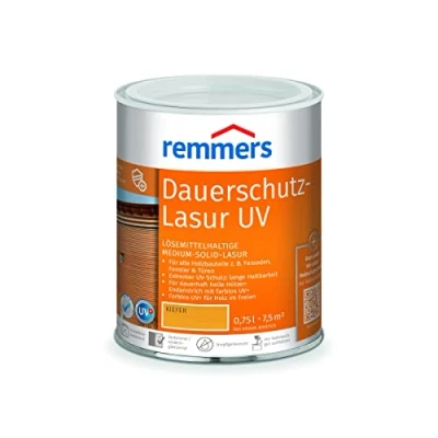 Abbildung von Remmers Holzschutzlasur Dauerschutz Lasur UV ebenholz 0,75 Liter