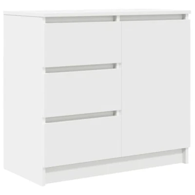 Abbildung von vidaXL Sideboard mit Schublade Weiß 71x35x65 cm Holzwerkstoff