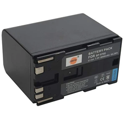 Abbildung von BP 970G DSTE Ersatz Batterie Akku Kompatibel für Canon XLH1, XHG1, XHA1, XL2, XM2, XH G1S, A1S, XL H1S, H1A, XF305, XF300, XF105, XF100 Digital Kamera als 975