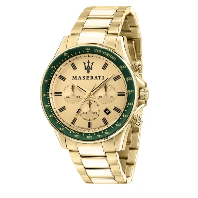 Abbildung von Maserati Uhr goldcoloured, Herren, Größe: One Size, Gold coloured