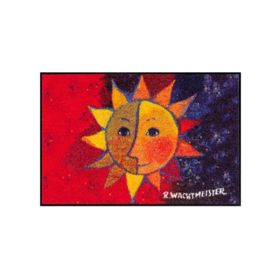 Abbildung von Salonloewe Rosina Wachtmeister Fußmatte Sole 50x75 cm Katzen bunt witzig Eingangs Matte Fußabtreter waschbar