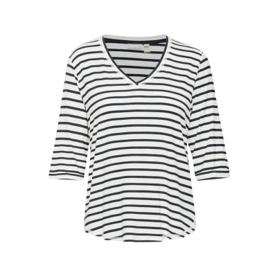 Abbildung von Fransa Langarmshirt Navy blazer arctic w so mix, Damen, Größe: Large, mix