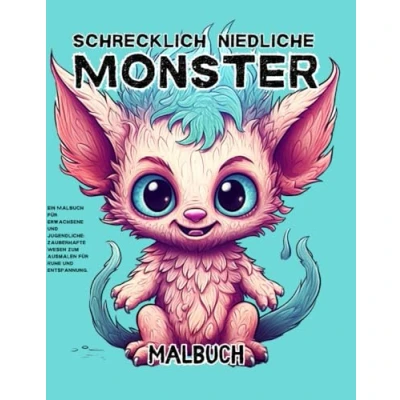 Abbildung von SCHRECKLICH NIEDLICHE MONSTER: Ein Malbuch für Erwachsene und Jugendliche: Zauberhafte Wesen zum Ausmalen Ruhe Entspannung. Stressabbau pur!