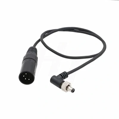 Abbildung von XLR 4 poliger auf rechtwinkliger Verriegelung DC Barrel Stromkabel für Atomos Shogun 7 Flame Ninja Inferno Monitor, 3 m
