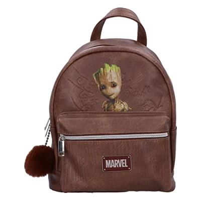 Abbildung von Marvel Baby Groot Rucksack, 28 cm, PU Leder, Braun