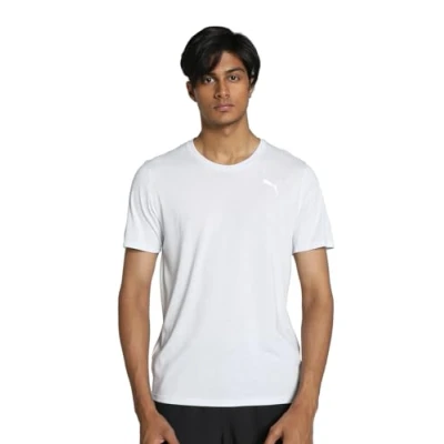 Abbildung von Puma FIT Triblend Graphic TEE Sport Tshirt, Herren, Größe: XL, Silver mist