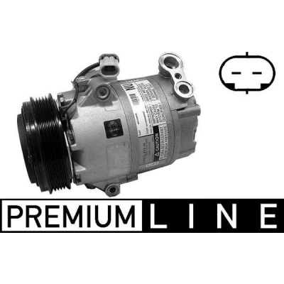 Abbildung von MAHLE ORIGINAL ACP 59 000P Kompressor CVC6 12 PAG 46 R 134a OPEL: Astra G Caravan, Corsa C Schrägheck, CC