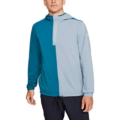 Abbildung von Under Armour Herren Oberteil Baseline Woven Jacket, Grün, SM, 1343010 417