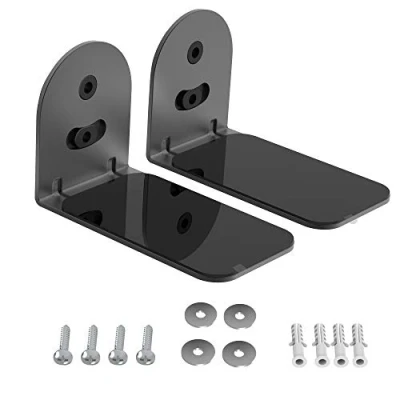 Abbildung von PlusAcc Soundbar Wandhalterung Halterung Ständer Kompatibel mit Bose, JBL, LG, Sony, Sonos, Samsung, Mehrheit, SAKOBS Fire Wandhalterungen Lautsprecher Hardware Kit (Schwarz)