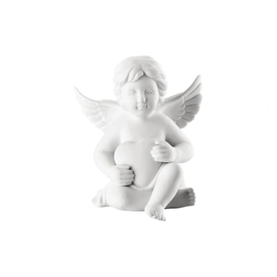 Abbildung von Rosenthal Engel mittel Weiss matt mit Herz 10 cm