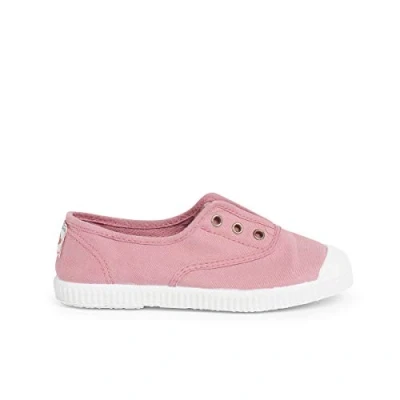 Abbildung von Pisamonas Leinwand Sneakers Ohne Schnürsenkel Mit Gummispitze Größe 33 Farbe Rosa