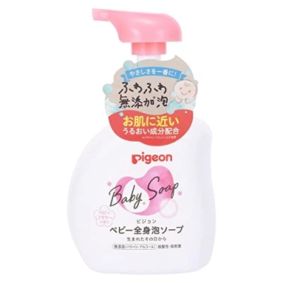 Abbildung von Pigeon Baby Whole Body Foam Soap 500ml Flower Scent