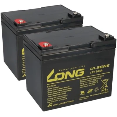Abbildung von Ersatzakku für MOBILIS M33/M36 2X 12V (24V) 36Ah Zyklenfest AGM Long