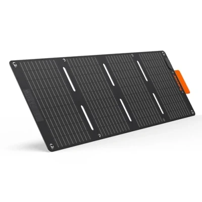 Abbildung von Jackery SolarSaga 40 Mini Solarmodul, tragbare Solarmodule mit USB C &amp; A Ports, faltbares Solar Ladegerät in Buchgröße für Telefone, kompatibel 100Plus/300Plus, IP68 wasserdicht