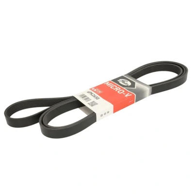Abbildung von GATES Micro V 6PK2650 Keilrippenriemen 2650 6 Polyester, EPDM (Ethylen Propylen Dien Kautschuk) AUDI: A8 D2, A6 C5 Avant, Limousine