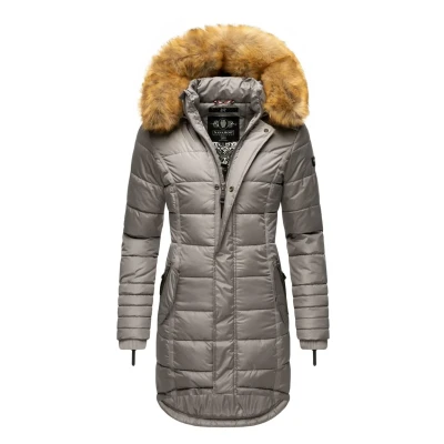 Abbildung von Navahoo Papaya Wintermantel, Damen, Größe: XS, Zinc grey