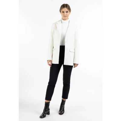 Abbildung von DREIMASTER Klassik Women&#039;s Long Blazer XXL / Off White 92% Polyester 8% Wolle