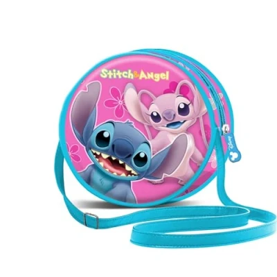 Abbildung von Disney Lilo und Stitch Match Runde Schultertasche, Rosa, 18,5 x cm