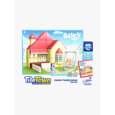 Abbildung von Bluey Tile Town Heeler House Bausatz 46 Teile