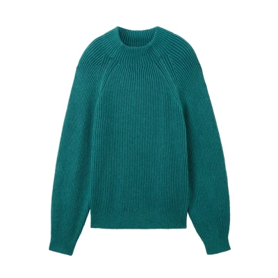 Abbildung von TOM Tailor Striped Strickpullover, Damen, Größe: XL, Grün