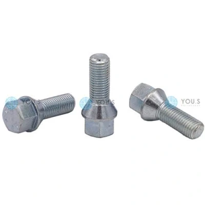 Abbildung von YOU.S Original RADSCHRAUBEN M12 x 1,5 mm Sechskant Kegelbund Gewinde 28mm (4 Stück)