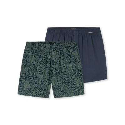 Abbildung von Schiesser 2 PACK Boxershorts, Herren, Größe: 4XL, Blaumix