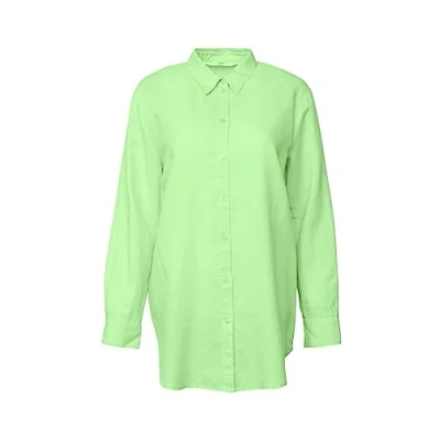 Abbildung von ESPRIT Damen 033ee1f327 Bluse, 320/Citrus Green, XL
