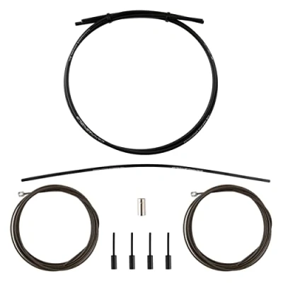 Abbildung von Campagnolo Unisex Erwachsene The Maximum Smoothness Schaltzug Set, Schwarz, Einheitsgröße