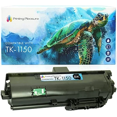 Abbildung von Printing Pleasure TK1150 Toner kompatibel für Kyocera ECOSYS M2135dn P2235dn P2235dw P2235d M2635dn M2735dw Schwarz, hohe Kapazität (3.000 Seiten)