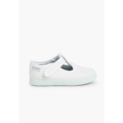 Abbildung von Pisamonas Klassische Babyschuhe Für Kinder Im Sneaker Stil Size 20 Color Weiß