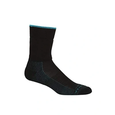 Abbildung von Icebreaker Damen Hike M Crew Merino Socks Wandersocken, Black,