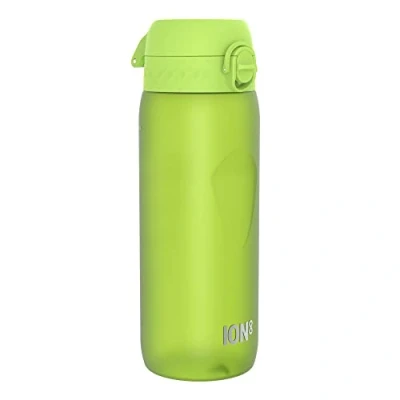 Abbildung von Ion8 Trinkflasche, 750ml, Auslaufsicher, Einhandöffnung, Sichere Verriegelung, Spülmaschinenfest, BPA frei, Tragegriff, Klappdeckel, Handgeformter Griff, Leicht zu Reinigen, Klimaneutral, Grün