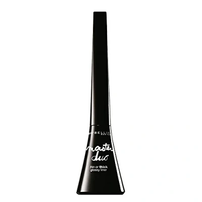 Abbildung von Maybelline New York Eye Studio Master Duo Glossy Liquid Liner, Black Lacquer, 0.05 Fluid Ounce by Maybeline