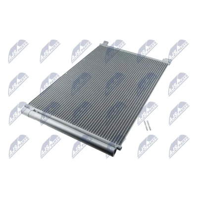 Abbildung von NTY CCS ME 033 Klimakondensator mit Trockner Aluminium 673 R 134a MERCEDES BENZ: C Klasse Limousine, T modell, E modell