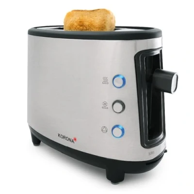 Abbildung von KORONA Toaster Single Toaster, Edelstahl, Ein Scheiben kompakt, platzsparend