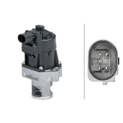 Abbildung von HELLA 6NU 014 864 741 AGR Ventil elektrisch ohne Dichtung FIAT: Ducato III Pritsche / Fahrgestell, BRAVO 2, Kastenwagen