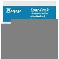 Abbildung von Kopp Paris Profipack, Inhalt: 4 x Universalschalter (Aus Wechsel Schalter), IP20, palisander braun, 250V , 652626010