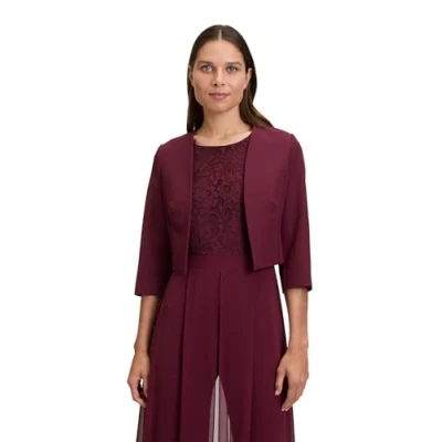 Abbildung von Vera Mont MIT Kellerfalten Blazer, Damen, Größe: 54, Deep wine