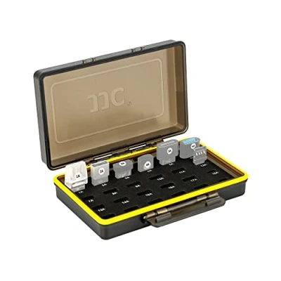 Abbildung von JJC Mini Aufbewahrungsbox für USB Flash Laufwerk 24 x SDCZ430 SDCZ33 Sticks Samsung Netac PNY HP Kingston Halterung Stick Box