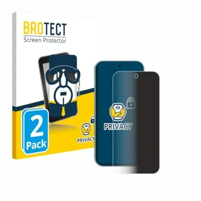 Abbildung von BROTECT (2 Stück Anti Spy Blickschutzfolie für Google Pixel 9 Pro Privacy Screen Protector [Displayschutz Folie, Sichtschutz, Blaulichtfilter]